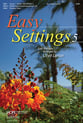 Easy Settings 5 SAB Choral Score cover